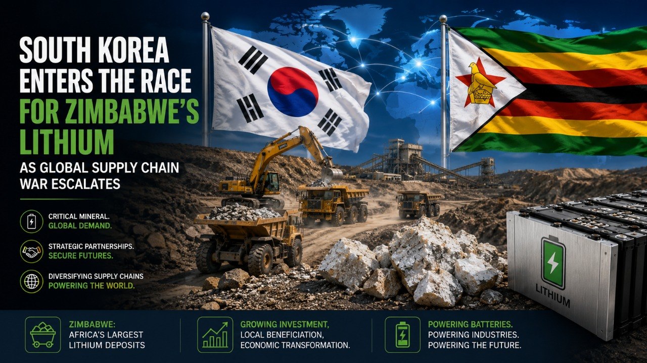 South Korea Enters the Race for Zimbabwe's Lithium as Global Supply Chain War Escalates
